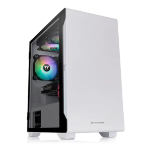 GABINETE GAMER S100TG WHITE THERMALTAKE C FTE600W