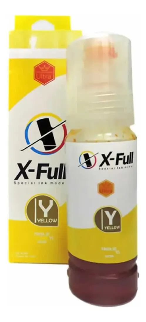 TINTA X-FULL COMPATIVEL C/ L504/544 CORANTE YELLOW 70ML ULTRA - CC