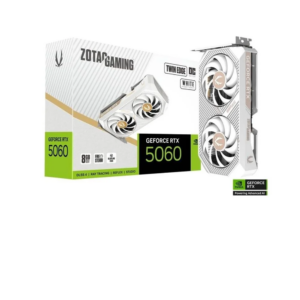 PLACA DE VIDEO ZOTAC GAMING GEFORCE RTX 5060 8G TWIN EDGE OC WHITE EDITION