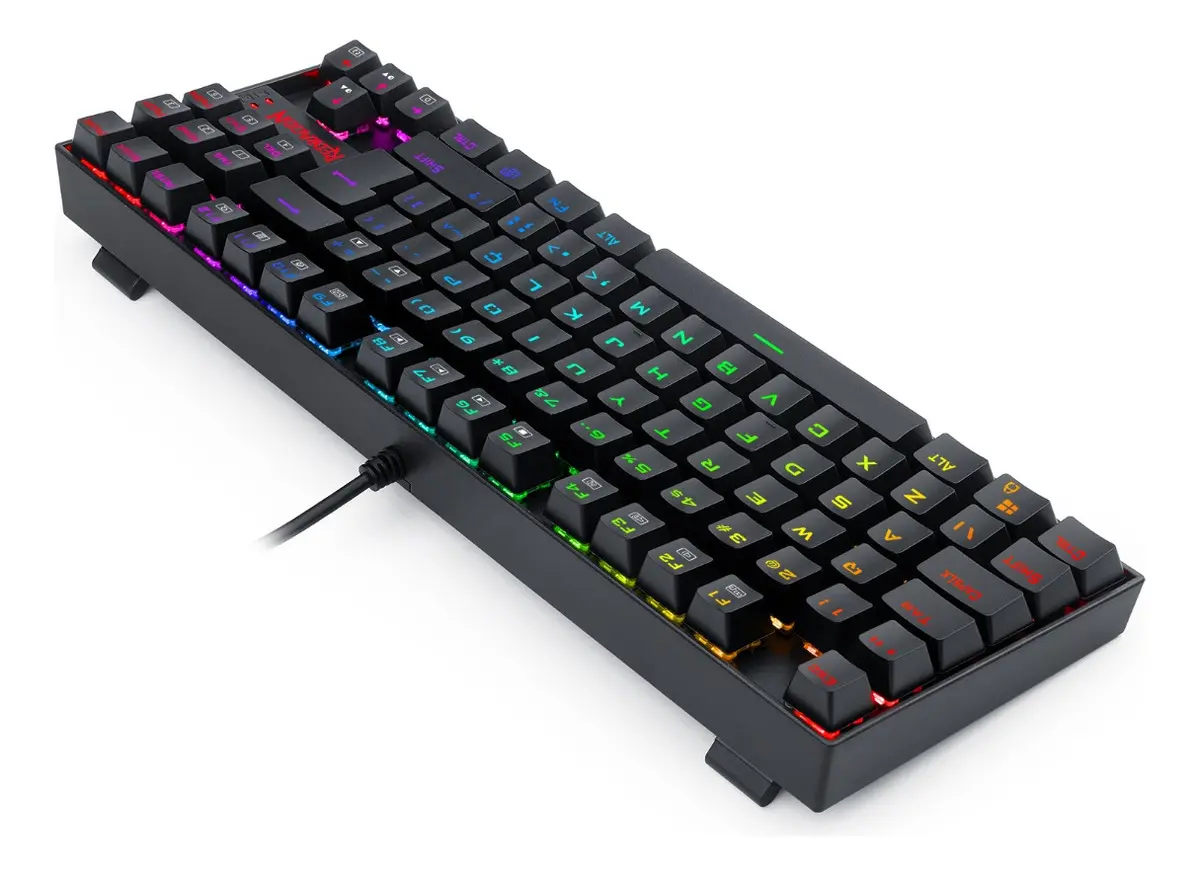 TECLADO MECANICO GAMER KUMARA RGB PTO SWITCH AZUL ABNT2 - Imagem 2