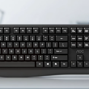 TECLADO COM FIO PARA ESCRITORIO ABNT AOC KB120-70