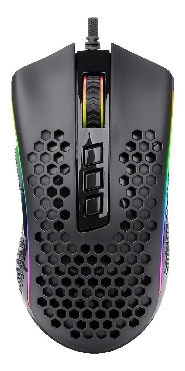 MOUSE GAMER REDRAGON STORM BASIC RGB PRETO - Imagem 3