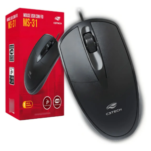 MOUSE USB MS-31BK S/SN PRETO C3TECH