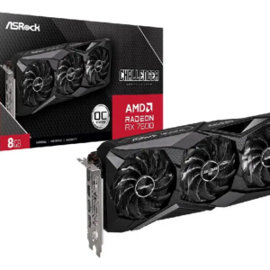PLACA DE VIDEO ASROCK AMD RADEON RX 7600 CHALLENGER PRO OC 8GB, GDDR6, 128 BITS, 90-GA 62ZZ-00UANF