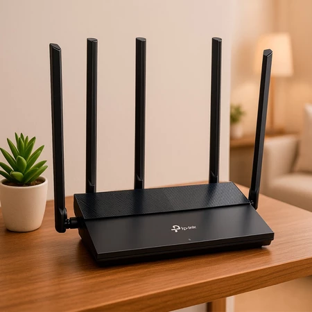 ROTEADOR TP LINK AX1500 GIGABIT WIFI 6 EX141 - Imagem 2