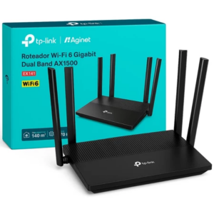 ROTEADOR TP LINK AX1500 GIGABIT WIFI 6 EX141