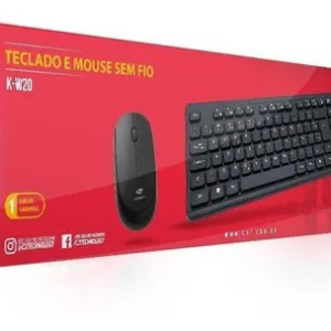 KIT TECL+MOUSE S/FIO K-W20BK C3T