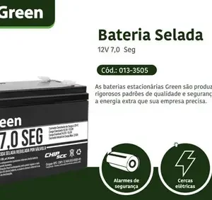 BATERIA SELADA 12V 7A SEG GREEN