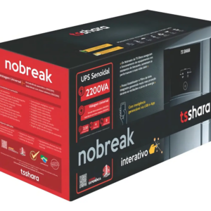 NOBREAK UPS Senoidal 2200 4BS/2BA UNIVERSAL Biv Auto 8T Saida 115V e 220V USB Intelig. 1 Exp. 7A/45A