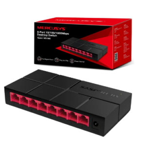 SWITCH DE MESA 8 P 10/100/1000 MBPS MS108G MERCURSYS
