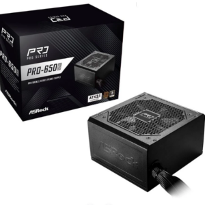 FONTE ASROCK PRO 650W 80 PLUS BRONZE ATX 3.1 PRO-650B