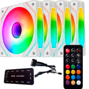 KIT 4FAN 120M COOL ENIGMA SNOW/ARGB CONTROL LIKET