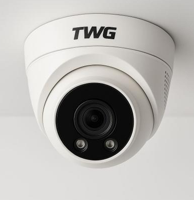 CAMERA PLASTICO TW-3370 FYPOE 3MP - 1.7MM - 2 LEDS 20-25M